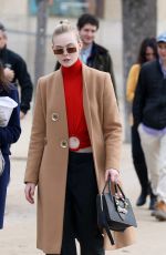 ELLE FANNING Out and About in Paris 03/05/2018