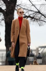 ELLE FANNING Out and About in Paris 03/05/2018