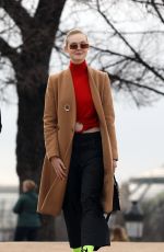 ELLE FANNING Out and About in Paris 03/05/2018