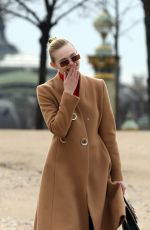 ELLE FANNING Out and About in Paris 03/05/2018
