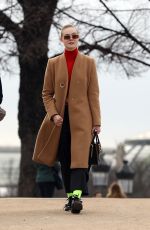ELLE FANNING Out and About in Paris 03/05/2018