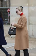 ELLE FANNING Out and About in Paris 03/05/2018