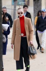 ELLE FANNING Out and About in Paris 03/05/2018