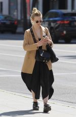 ELLE FANNING Out for Coffee in Beverly Hills 03/20/2018