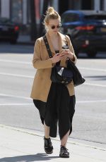 ELLE FANNING Out for Coffee in Beverly Hills 03/20/2018