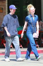 ELLE FANNING Out on a Date in Los Feliz 03/27/2018