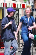 ELLE FANNING Out on a Date in Los Feliz 03/27/2018