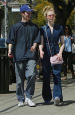 ELLE FANNING Out on a Date in Los Feliz 03/27/2018