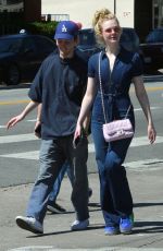 ELLE FANNING Out on a Date in Los Feliz 03/27/2018