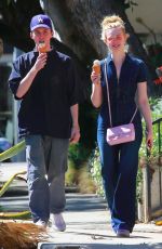 ELLE FANNING Out on a Date in Los Feliz 03/27/2018