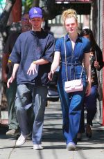 ELLE FANNING Out on a Date in Los Feliz 03/27/2018