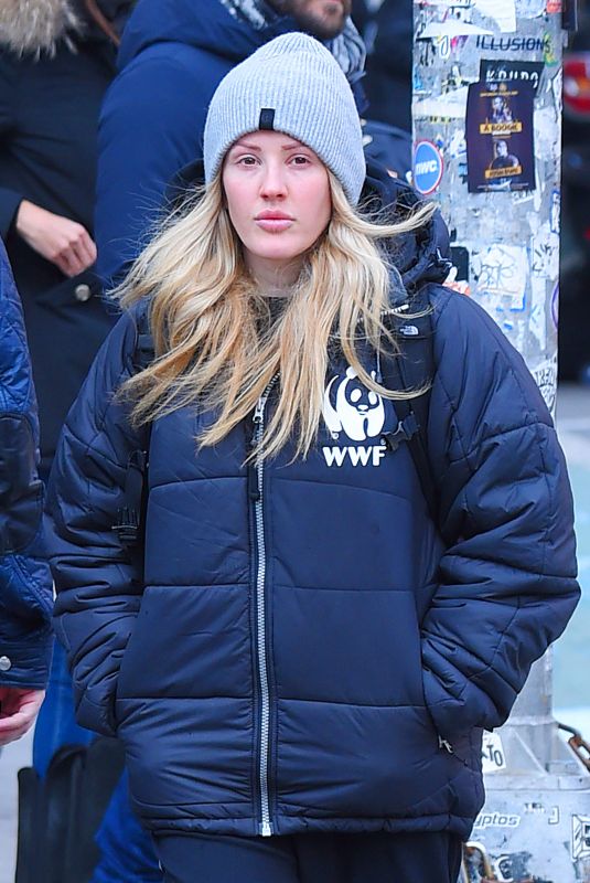 ELLIE GOULDING Out and About in New York 03/22/2018