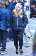 ELLIE GOULDING Out and About in New York 03/22/2018