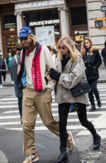 ELSA HOSK and Tom Daly Out in New York 03/29/2018