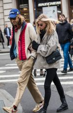 ELSA HOSK and Tom Daly Out in New York 03/29/2018