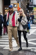 ELSA HOSK and Tom Daly Out in New York 03/29/2018