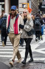 ELSA HOSK and Tom Daly Out in New York 03/29/2018