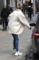 ELSA HOSK Leaves Her Apartment in New York 03/27/2018