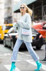 ELSA HOSK Out and About in New York 03/06/2018