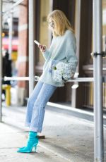 ELSA HOSK Out and About in New York 03/06/2018