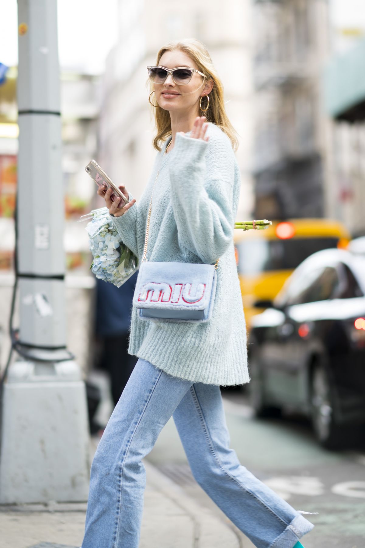 ELSA HOSK Out and About in New York 03/06/2018 – HawtCelebs