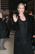 EMILY BLUNT Arrives at Late Show with Stephen Colbert in New York 03/29/2018