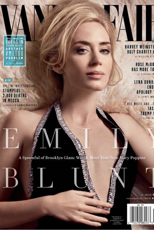 EMILY BLUNT in Vanity Fair Magazine, February 2018