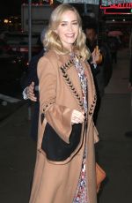 EMILY BLUNT Out in New York 03/29/2018