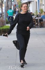 EMILY DESCHANEL Out for Lunch in Beverly Hills 02/28/2018