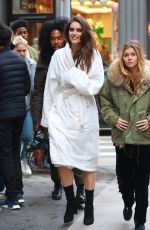 EMILY DIDONATO Arrives on the Set of a Photoshoot in New York 03/23/2018