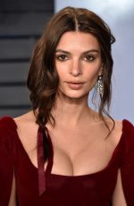 EMILY RATAJKOWSKI at 2018 Vanity Fair Oscar Party in Beverly Hills 03/04/2018