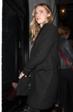 EMILY WICKERSHAM Out for Dinner at Craig