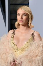EMMA ROBERTS at 2018 Vanity Fair Oscar Party in Beverly Hills 03/04/2018