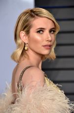 EMMA ROBERTS at 2018 Vanity Fair Oscar Party in Beverly Hills 03/04/2018