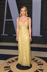 EMMA ROBERTS at 2018 Vanity Fair Oscar Party in Beverly Hills 03/04/2018