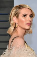 EMMA ROBERTS at 2018 Vanity Fair Oscar Party in Beverly Hills 03/04/2018