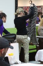EMMA ROBERTS at a Spa Treatment at Beverly Hills Nail Design 03/04/2018