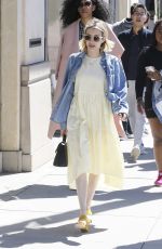 EMMA ROBERTS Out and About in Beverly HIlls 03/17/2018