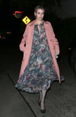 EMMA ROBERTS Out for Dinner at Chateau Marmont in West Hollywood 03/21/2018