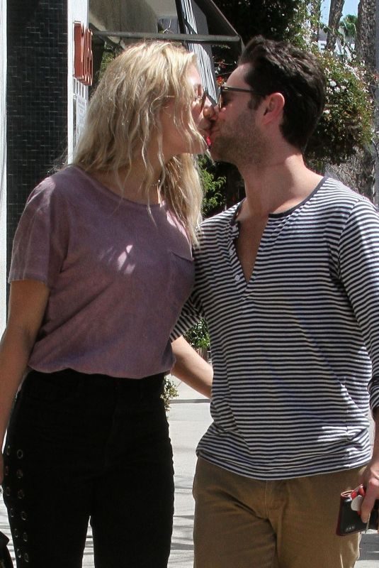 EMMA SLATER and Sasha Farber Out in Studio City 03/30/2018