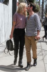 EMMA SLATER and Sasha Farber Out in Studio City 03/30/2018