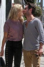 EMMA SLATER and Sasha Farber Out in Studio City 03/30/2018