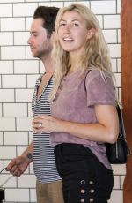 EMMA SLATER and Sasha Farber Out in Studio City 03/30/2018