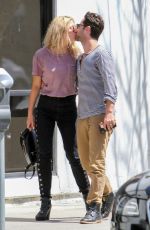 EMMA SLATER and Sasha Farber Out in Studio City 03/30/2018