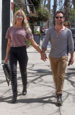 EMMA SLATER and Sasha Farber Out in Studio City 03/30/2018