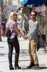 EMMA SLATER and Sasha Farber Out in Studio City 03/30/2018