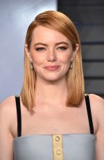 EMMA STONE at 2018 Vanity Fair Oscar Party in Beverly Hills 03/04/2018