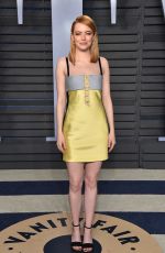 EMMA STONE at 2018 Vanity Fair Oscar Party in Beverly Hills 03/04/2018