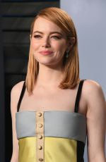 EMMA STONE at 2018 Vanity Fair Oscar Party in Beverly Hills 03/04/2018
