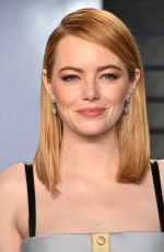 EMMA STONE at 2018 Vanity Fair Oscar Party in Beverly Hills 03/04/2018